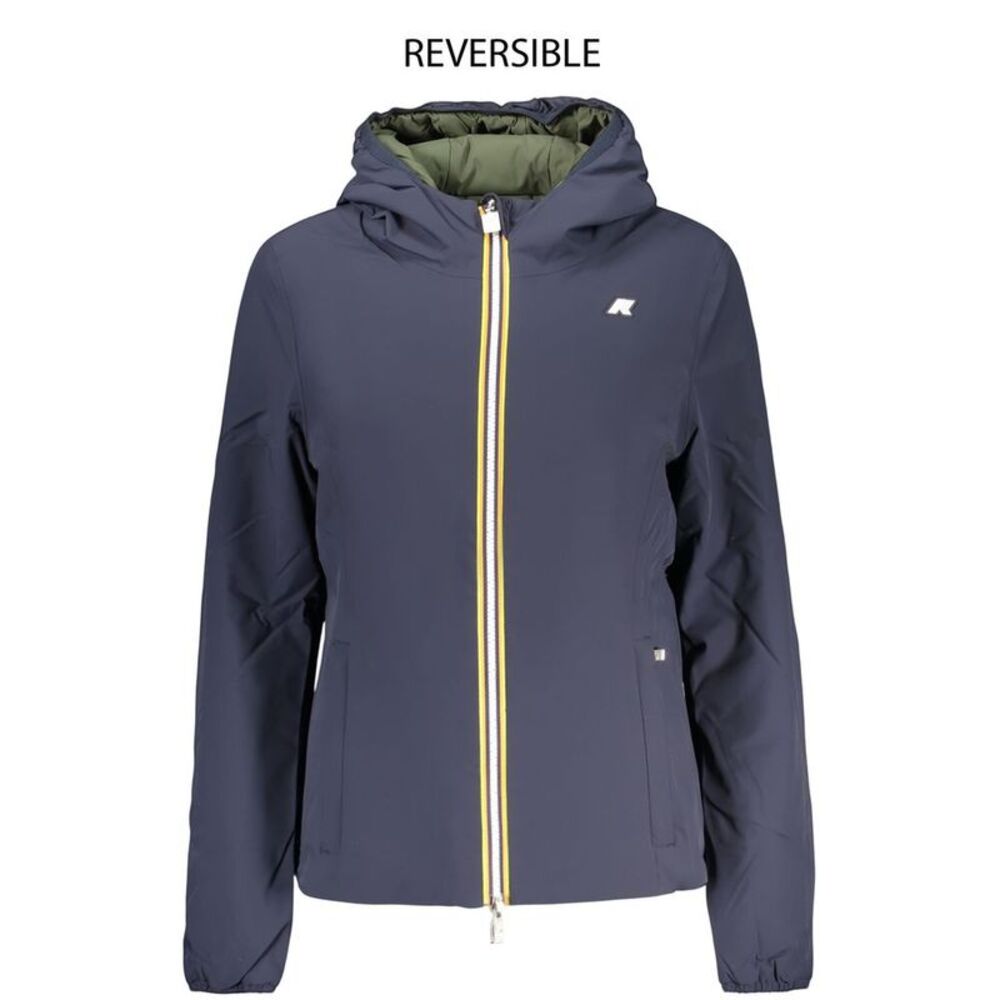 K-WAY Blue Nylon Women's Women's Jacket